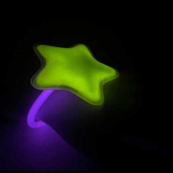 Armbånd m/Stjärna Självlysande glow stick