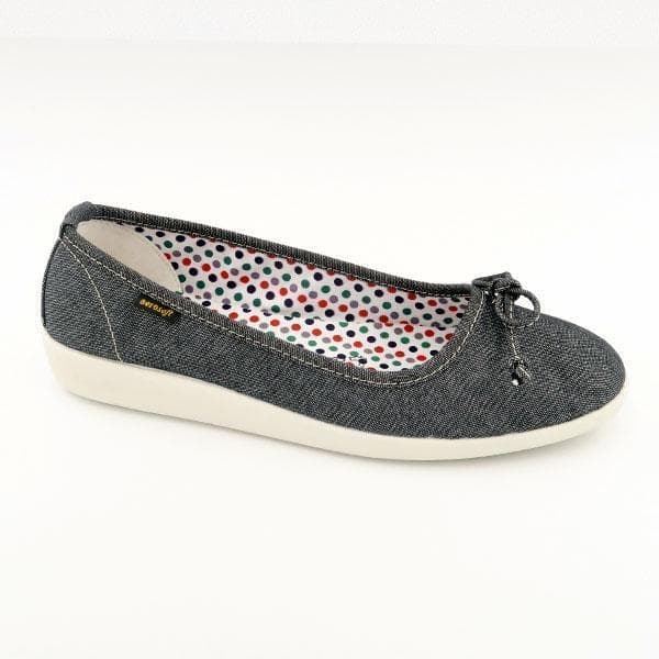 Ballerina Aerosoft model Denim-Black Black EU 41