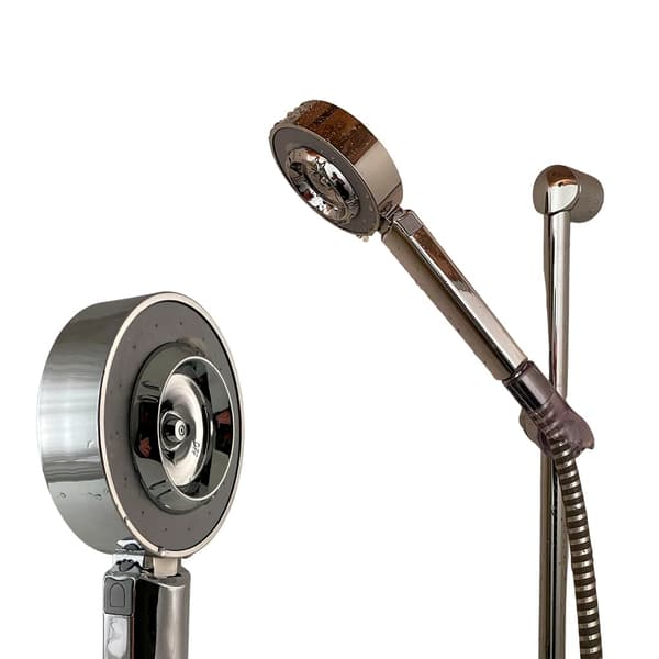 Dobbeltsidet Brusehoved - m/shampoo dispenser