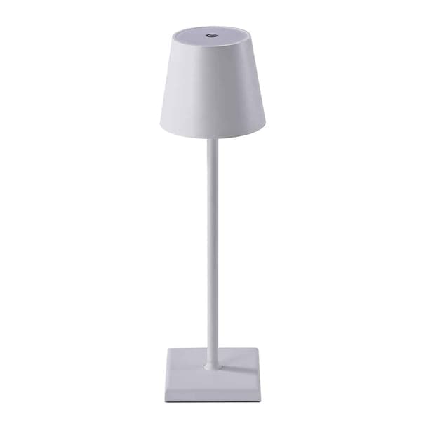Bordlampe LED m/touch - ledningsfri - 4 farver Silver