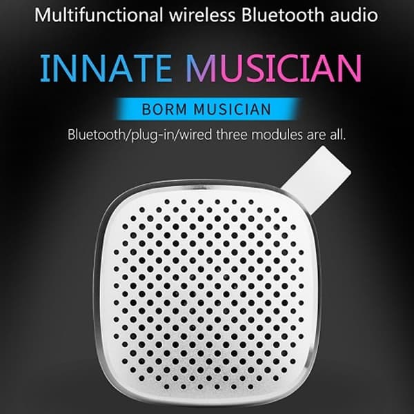 Bærbar minihøyttaler m/bluetooth og hempe - OneDer V11 –