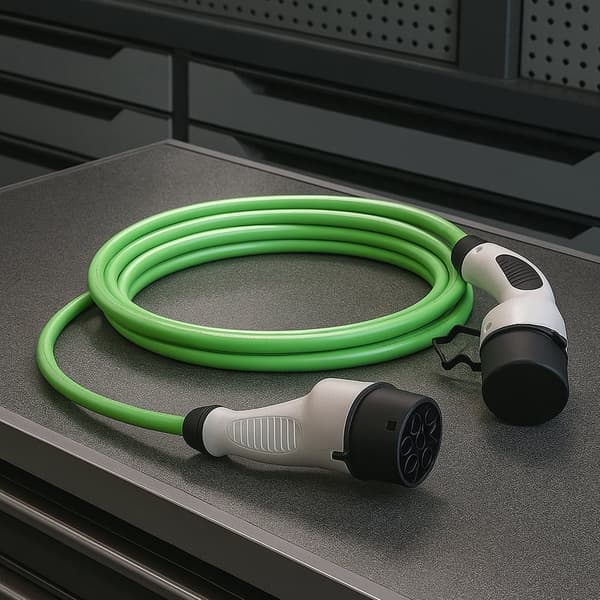 Solar Plus ladekabel til elbil – 5 meter Green