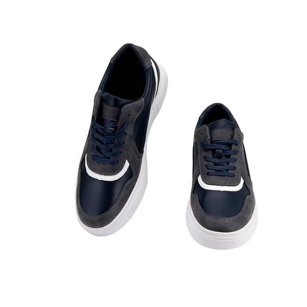 Sneakers til herre, Navyblå og Hvide 41