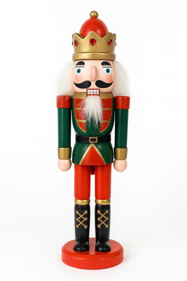 Nötknäpparfigurer i trä – 24 cm – 4 olika figurer multifärg