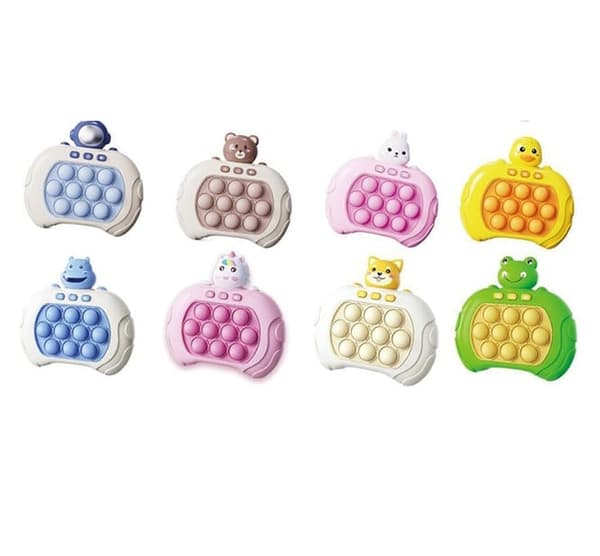 Quick Push Pop It Spill - mange farger og modeller - Groda