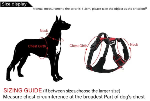 Bløt Hundesele m/refleks – robust & vannfast – rød, sort eller blå Blue Blå S