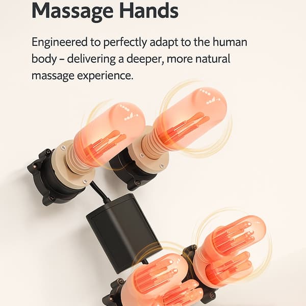 Massagestol 8D - S-teknologi, Zero Gravity och Värmebehandling - Model S9