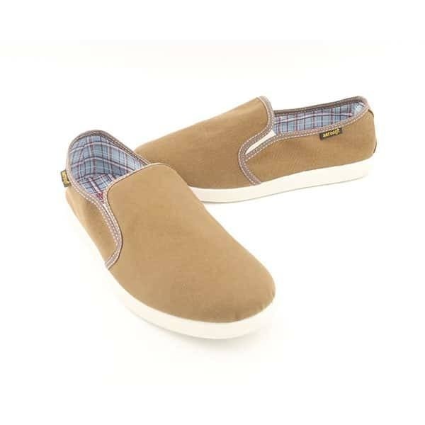 Aerosoft Slip-on Skor för män Khaki 45