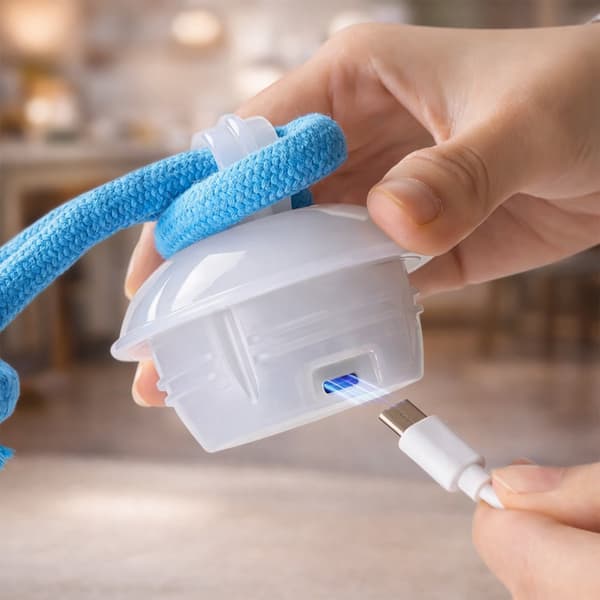 Smart Aktivitetsbold til Hunde – Automatisk & Interaktiv Blå