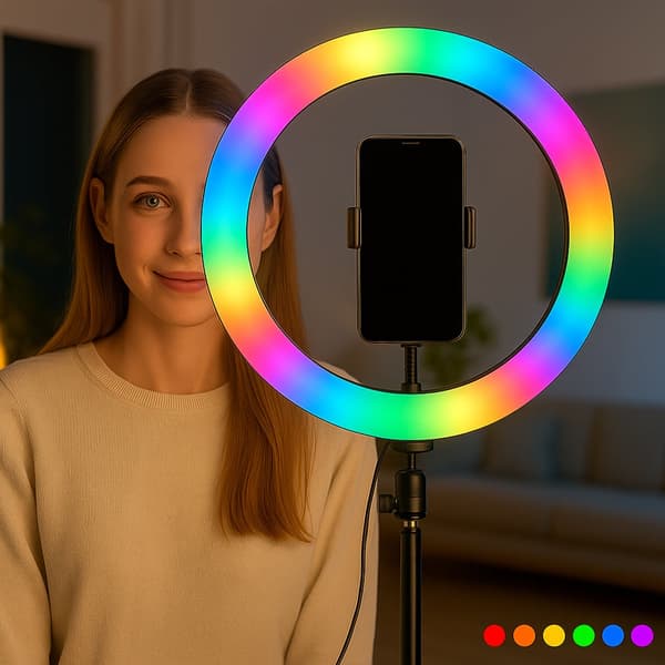 Ring Light RGB – 15 lyskombinationer - MJ30