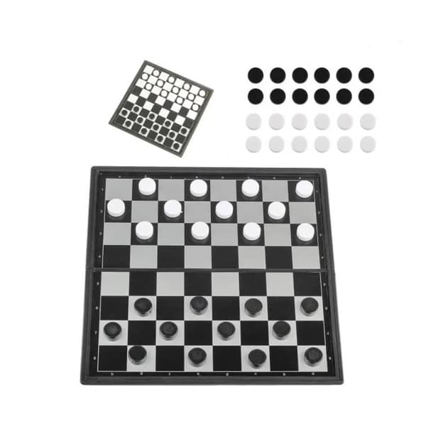 Dame – Magnetisk Spill for Reiser og Hjemmebruk