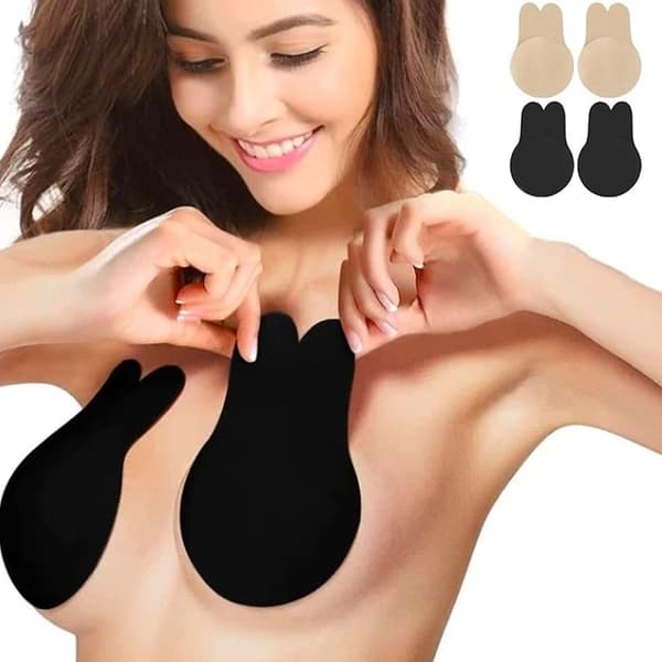 Usynlig push-up bh Black