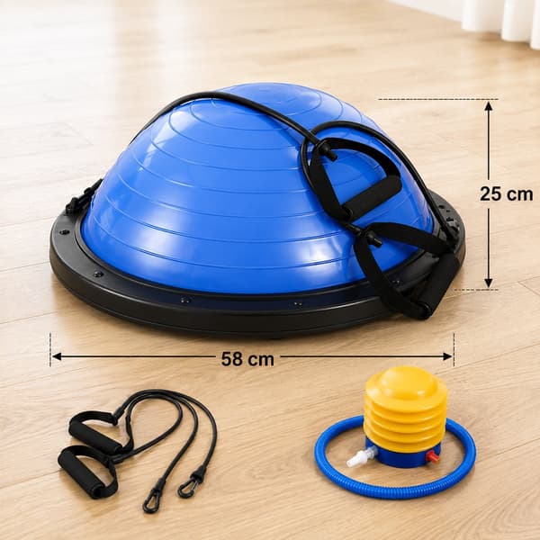 Balancebold - 58 cm - lilla eller blå Blå