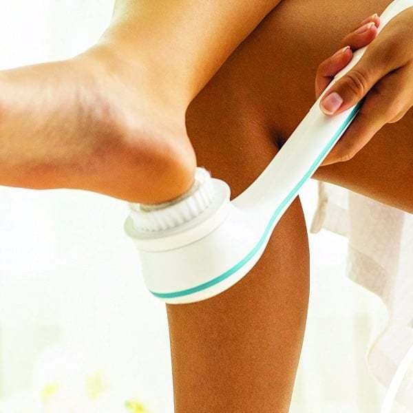 Spin Spa skrubbe og massagebørste (med 5 børster)