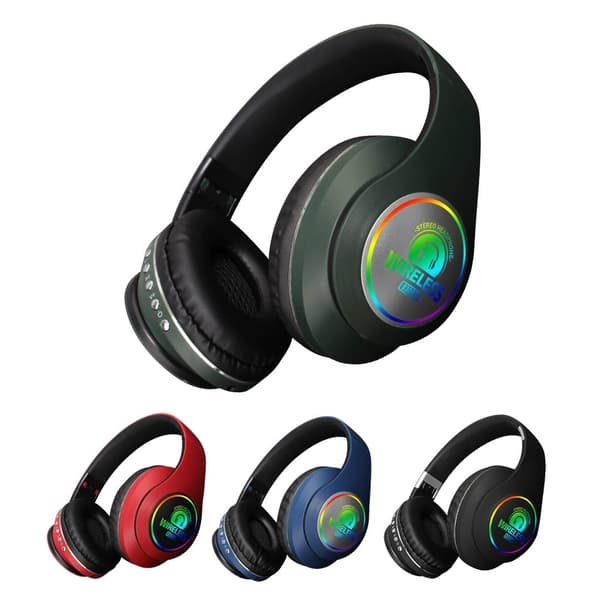Bluetooth Stereo Høretelefoner m/mikrofon (flere farver) Red