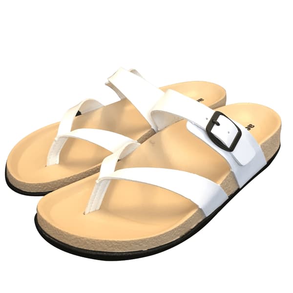 Sandaler Aerosoft Soft Unisex - hvid eller sort White Vit str. EU 38