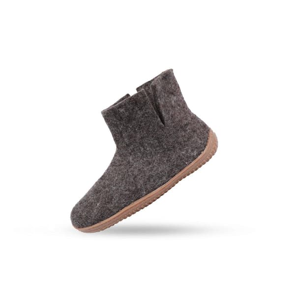 Ullstövlar (100% ren ull) med gummisula Denim EU 40