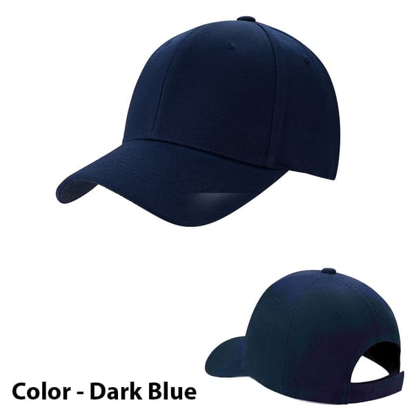 Baseballcap ensfarget - i mange farger! Grå one size