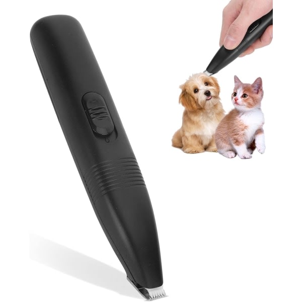 Dog Clipper, Dog Trimmer for Trimming Low Noise Electric Dog Hair Trimmer, Cordless Shaver for Cats and Small Dogs for Paws, Ears and Face