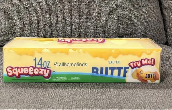 Sunny Days Squeezy Butter - Sensorisk Stressaflastende Klemmelegetøj Gave 14oz