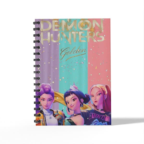 K-POP Demon Slayer Pige Tilbehør Studenter A6 Spiral Notesbog