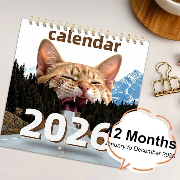 2026 Kattekalender For Katteelskere Morsom Kattekalender A