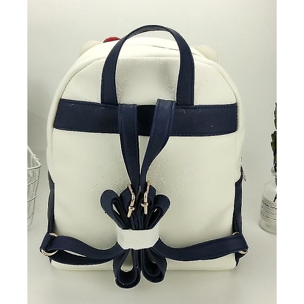 Rosa Dam Läder Axelremsväska Liten Crossbody Ryggsäck
