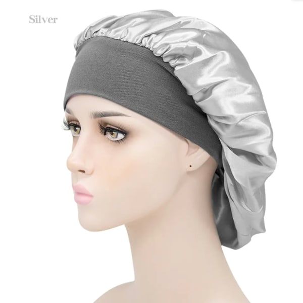 Lyxig sovhatt i satin - Optimal sömnkomfort white