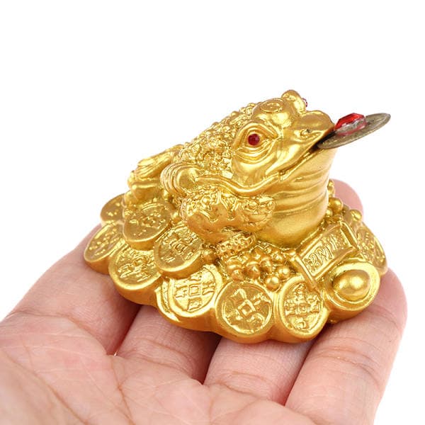 1st Fortune Groda Feng Shui Lyckobringande Pengargroda Hemmakontorsdekor Brons one size Bronze
