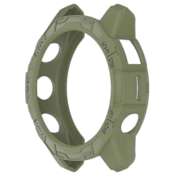 TPU Klockfodral för Garmin Epix Pro 51mm/(gen 2) 51mm /fenix 7x Pro / 7x, Repskyddande Ihåligt Skydd Jungle Green