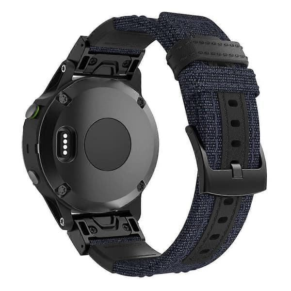 Klokkerem til Garmin Fenix5 Plus-lingling} Blå Blue