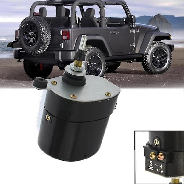 Oppgradert 12V Universal Vindusviskermotor for Traktor 01287358 7731000001