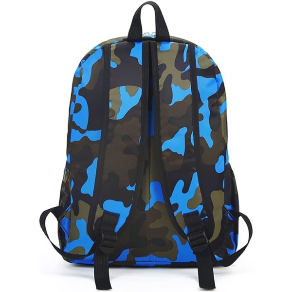 Drenge Piger Camouflage Skole Rygsæk Børn Grundskole Bogtaske Vandtæt Nylon Rygsæk Casual Daypack