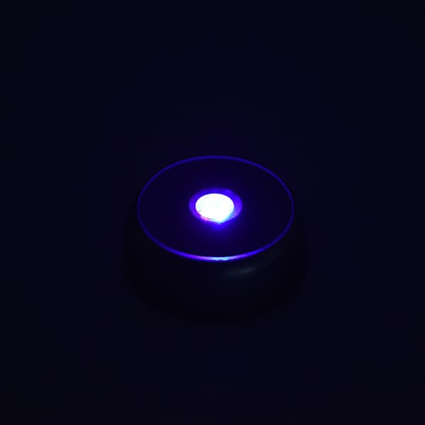Sæt med 4 LED runde lysbaser Multicolor
