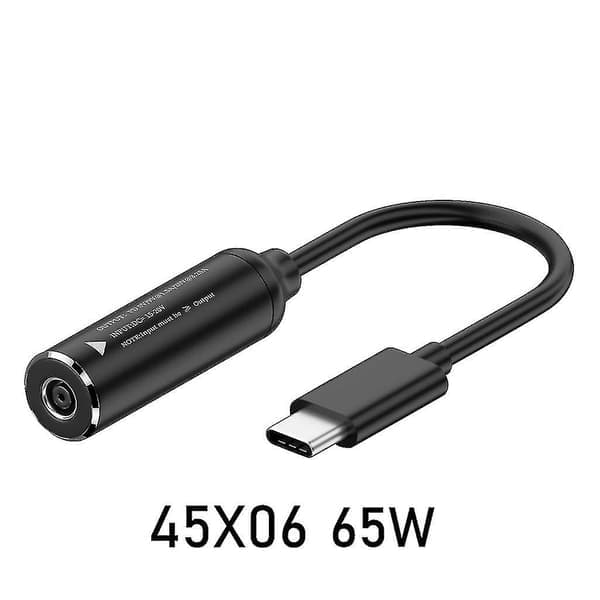 DC-naaras-Type-C-uroskaapeli virransyöttöön PC-kannettaville ja tableteille 5.5x2.1mm 5.5x2.1mm