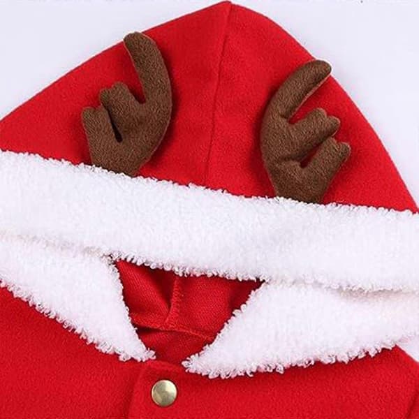 Julekostume Julekjole Elg Hætte Juleoutfits Elegant Efterår Vinter-lingling} 110cm 110cm