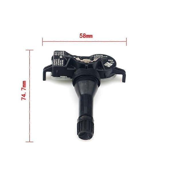 4 stk TPMS dekktrykkovervåkingssystem passer til Nissan Renault Infiniti 407004CB0B 407004CB0A