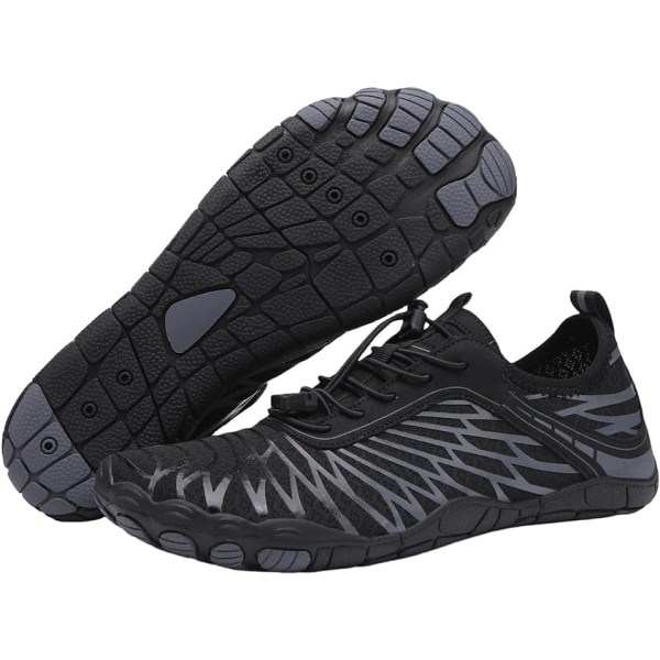 Water Shoes Aqua Surf Shoes Beach Swim Shoes Yoga Quick Drying Lightweight Shoes Fitness Shoes Trainers(Black,40)