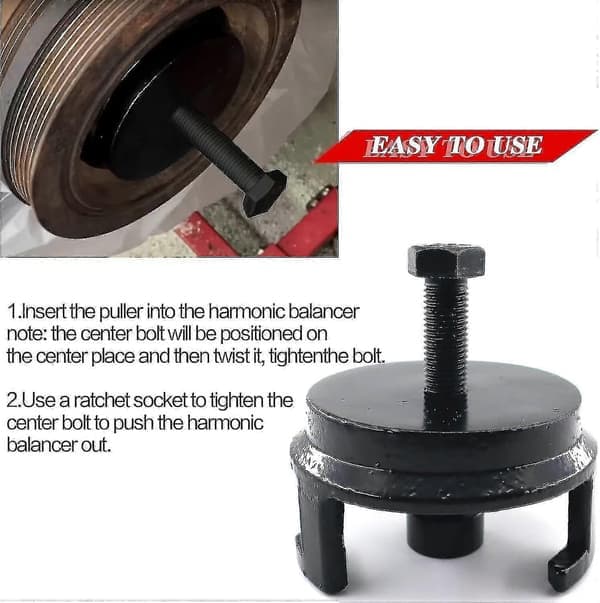 25264 GM Harmonic Balancer Puller, LS vevaxelskivavdragare, ersättningsmotor tar snabbt bort harmonisk