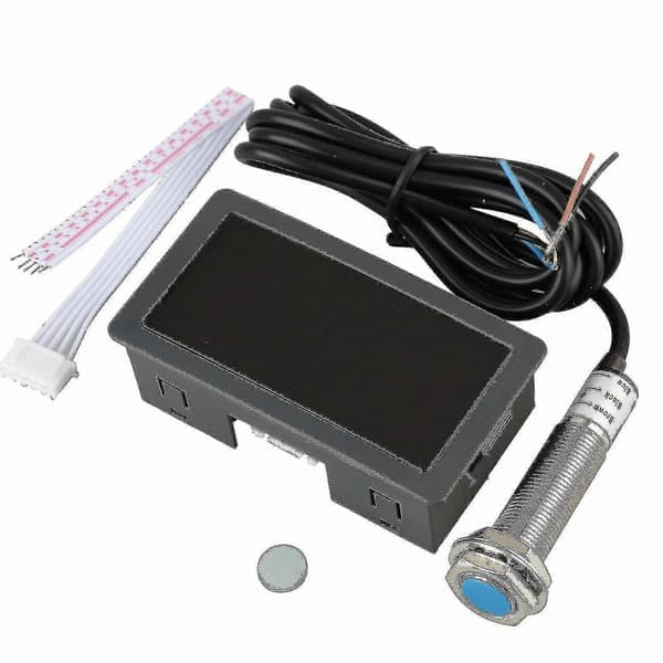 2025 Ny 4 digital LED turteller turteller + Hall nærhetsbrytersensor Npn [DB]