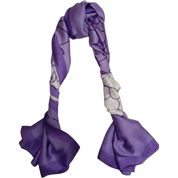 Damscarfar Present Vackra Mode Satinscarf Wrap Sjalar Stora Scarfar för Kvinnor