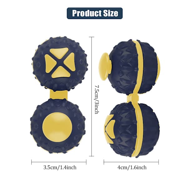 5X Håndholdt Mini Fidget Legetøj Sæt Klassisk Controller Fidget Legetøj M Mørkeblå 15*6*5