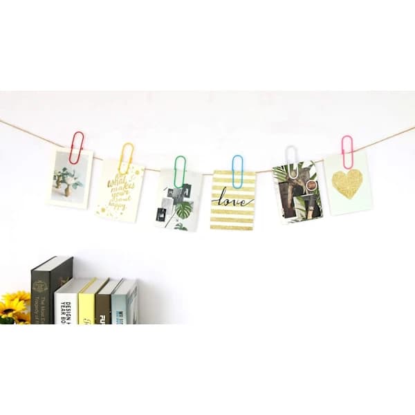 Extra stora vinylbelagda gem, 30-pack, 10 cm, blandade färger