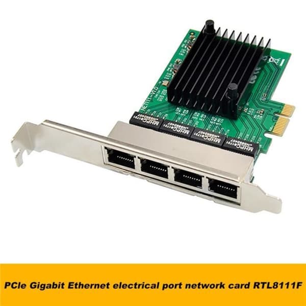 PCI-E X1 Gigabit-nätverkskort, PCI-E 4-portars Ethernet-nätverkskort RTL8111F Ethernet LAN-kort