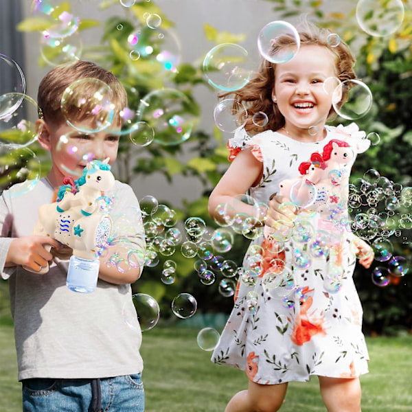 2 Pak Bubble Gun til Børn, Bubble Maskine med Legetøj, Gave til 3 4 5 6 7 8 År Gamle -GSLA