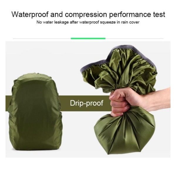 Regnjakke til rygsæk/taske camouflage 80L