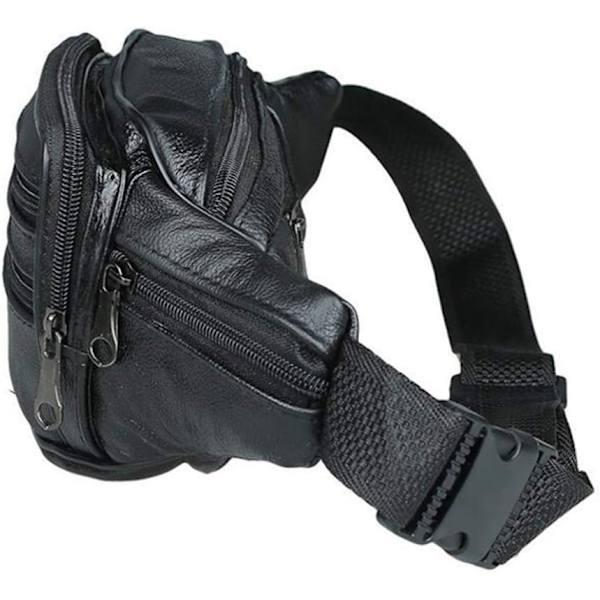 Matkailun crossbody-laukut naisille Vyötärölaukku Säädettävällä vyöllä Aito nahkainen vyölaukku PU nahkainen vyölaukku Vyölaukku