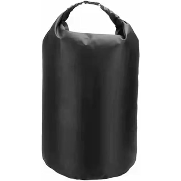 3 kpl 8L/40L/70L vedenpitävä kuivapussi, kevyt kanoottikassi säilytyspussit, kuivapussit vedenpitävät pussit Black