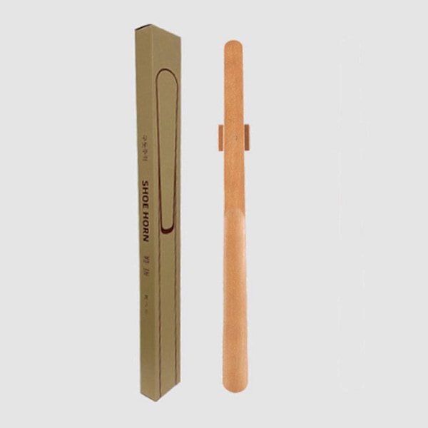 Sko-hjælper Lang Lang Håndteret Magnetisk Base Sko-horn til Handicappede Børn Hæl Beige Beige 55cmx4cm