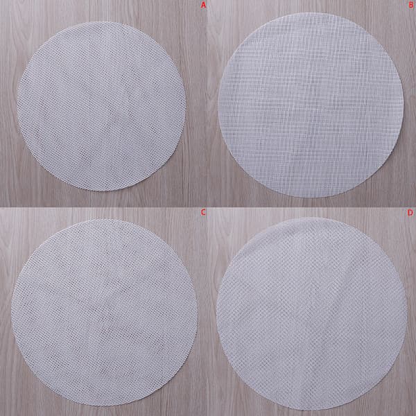 Runda non-stick bakmattor med mesh Ångkokningsplatta DA 28cm A 28cm